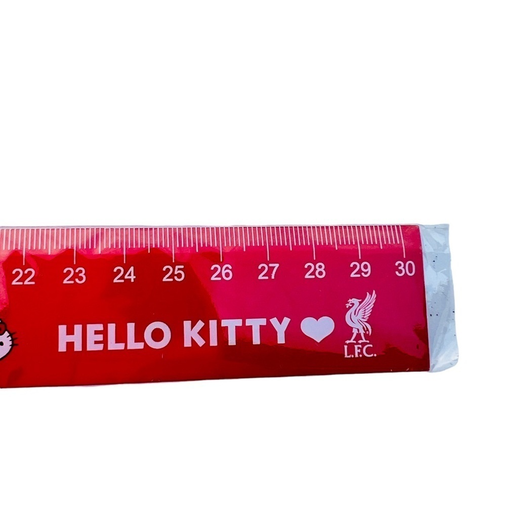 Hello Kitty x Liverpool Football Club Red Ruler - Picture 2 of 4